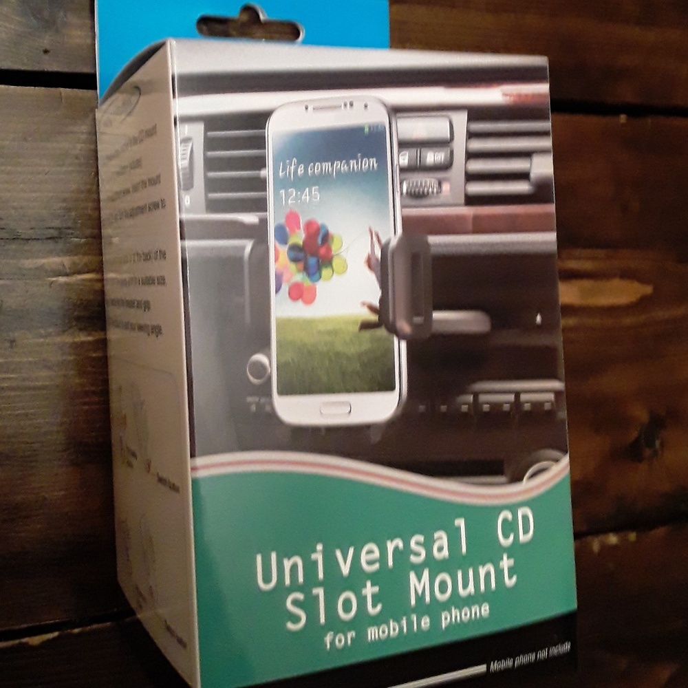 Universal CD Slot Mount for Cell Phone